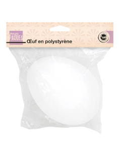 Œuf polystyrène Pâques 9x12 cm à décorer | DIY