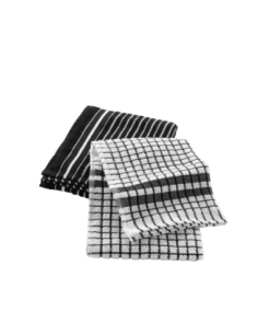 Torchons noir 50x70 cm lot 2 – éponge mineur | Classico