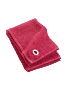 Essuie-main carré 50x50 cm rouge – éponge unie | Cuistot