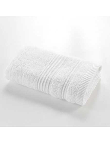 Serviette invitée blanc 50x30 cm – Éponge 500g/m² | Collection Tendres