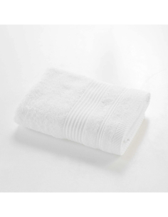 Serviette de toilette blanc 50x90 cm – Éponge 500g/m² | Tendresse