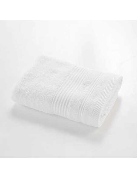 Serviette de toilette blanc 50x90 cm – Éponge 500g/m² | Tendresse