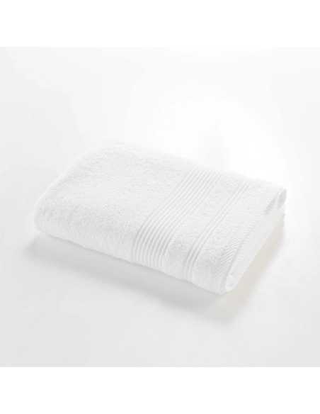 Drap de douche blanc 70x130 cm – Éponge 500g/m² | Collection Tendresse