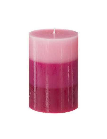 Bougie Nina Trio parfumée Framboise 7x10 cm