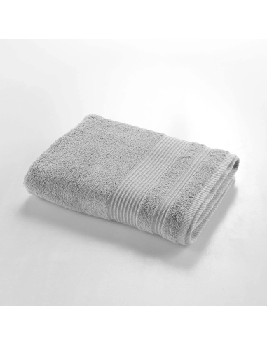 Drap de douche gris perle 70x130 cm – Éponge 500g/m² | Collection Tend