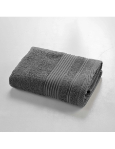 Serviette de toilette gris anthracite 50x90 cm – Éponge 500g/m² | Tend