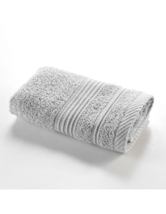 Serviette invitée gris perle 50x30 cm – Éponge 500g/m² | Collection Te