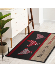 Tapis rectangle 50x80 cm maison de campagne – Imprimé 2