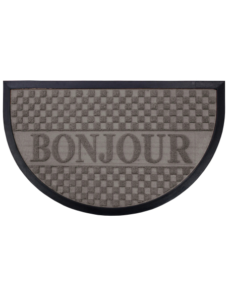 Tapis demi-lune 45x75 cm Bonjour – Relief