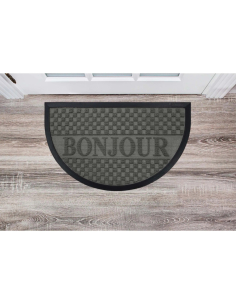 Tapis demi-lune 45x75 cm Bonjour – Relief 2