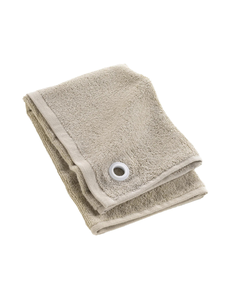 Essuie-main carré 50x50 cm lin – éponge unie | Cuistot