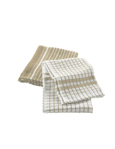 Torchons lin 50x70 cm lot 2 – éponge mineur | Classico