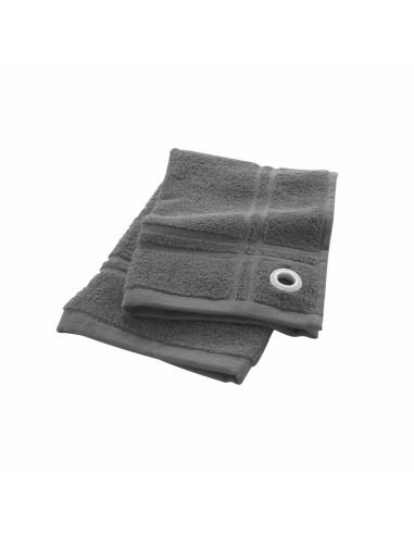 Essuie-main carré 50x50 cm anthracite – éponge unie | Grand chef
