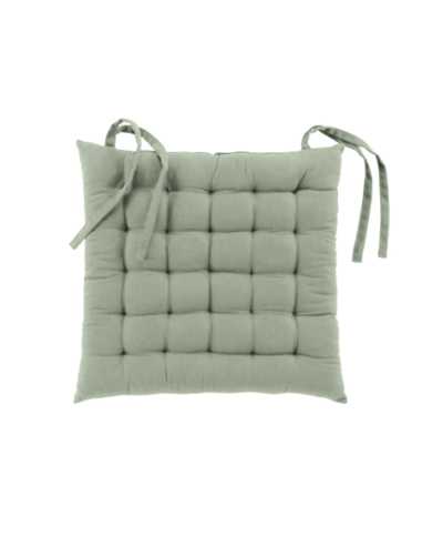 Assise de chaise matelassée 38x38 cm Twily – Sauge