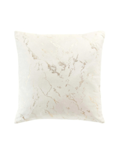 Coussin déhoussable 45x45 cm Marius velours – imprimé métallisé