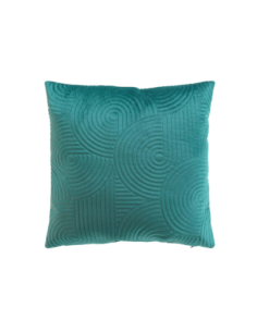 Housse de coussin 40x40 cm Circle velours – Bleu