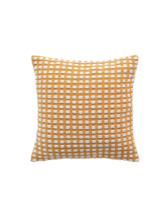 Housse de coussin 40x40 cm Greta chenille – Ocre