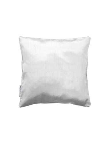 Housse de coussin 40x40 cm Shana shantung – Blanc