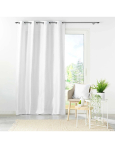 Housse de coussin 40x40 cm Shana shantung – Blanc 2