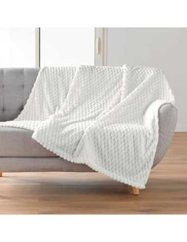 Plaid flanelle 125x150 cm Flanou – Naturel