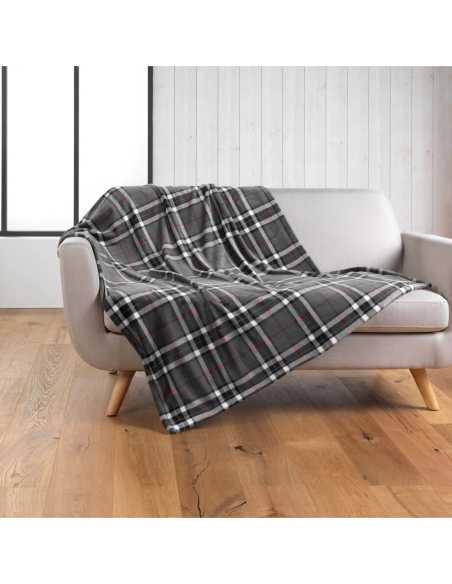 Plaid poche-pieds 125x150 cm Scottish sherpa – imprimé