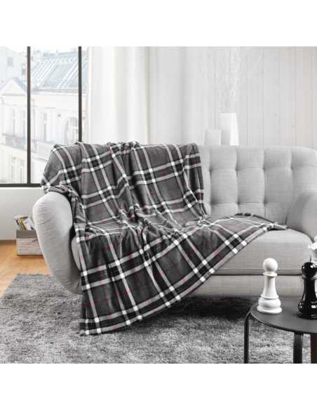 Plaid poche-pieds 125x150 cm Scottish sherpa – imprimé