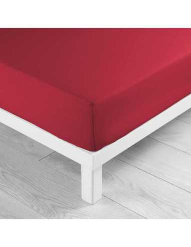 Drap housse 140x190 cm coton 57f Lina – Marsala