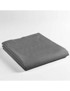Drap plat 180x290 cm coton 57f Lina – Anthracite