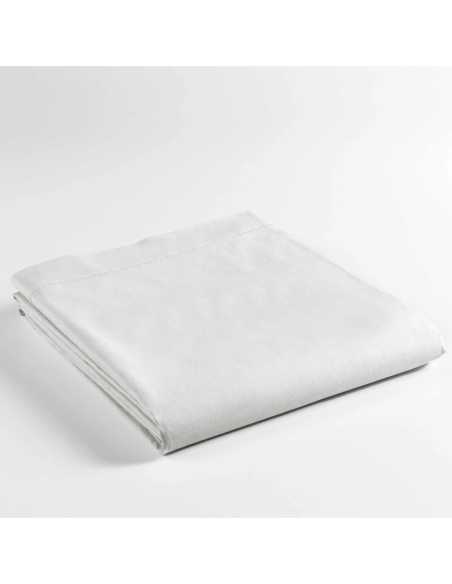 Drap plat 180x290 cm coton 57f Lina – Blanc