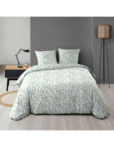 Parure de couette 3p 240x220 cm microfib imprimée Séquoia