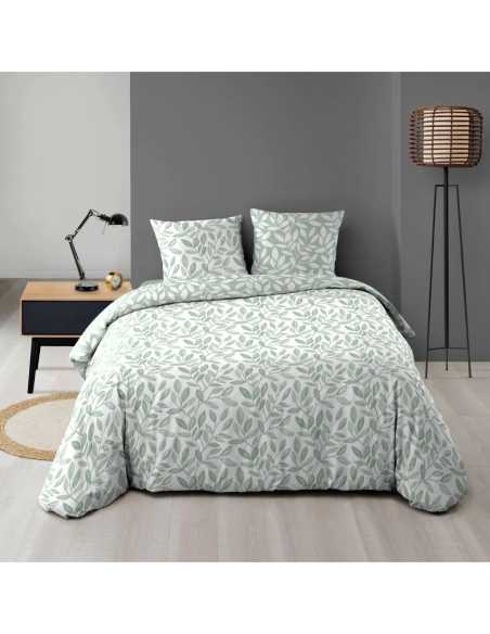 Parure de couette 3p 240x220 cm microfib imprimée Séquoia