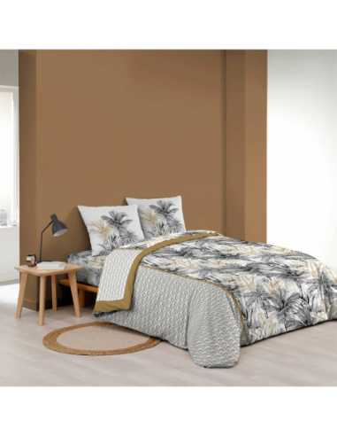Parure de drap 4 pièces 140x190 cm coton imprimé Dakar