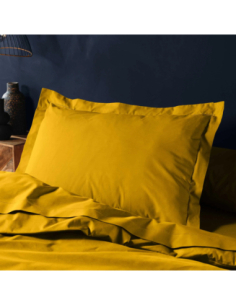 Taie d'oreiller 50x70 cm coton Lina – Curry 2