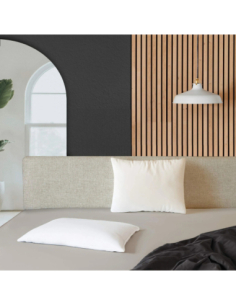 Taie d'oreiller 63x63 cm microfib Oscar – Blanc 2