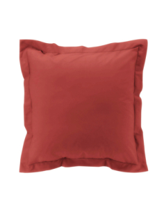 Taie d'oreiller 63x63 cm percale coton Percaline – Terracotta
