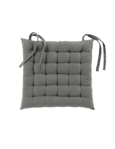 Assise de chaise matelassée 38x38 cm Twily – Gris