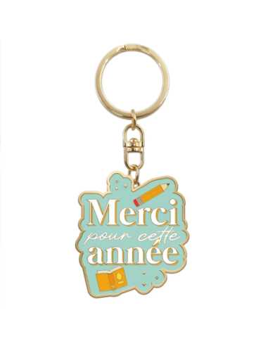 Porte-clés Merci pour cette année | Petit cadeau maîtresse
