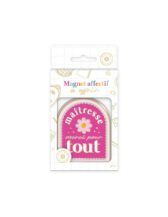 Magnet Maitresse merci pour tout 7x6cm | Cadeau maîtresse