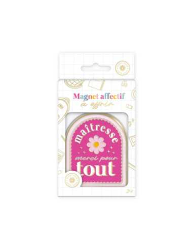 Magnet Maitresse merci pour tout 7x6cm | Cadeau maîtresse
