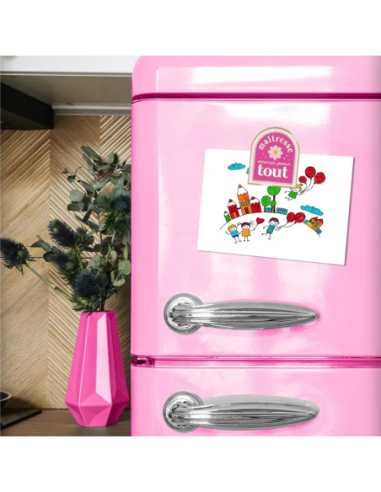 Magnet Maitresse merci pour tout 7x6cm | Cadeau maîtresse