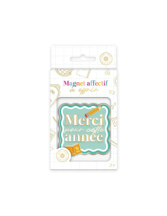 Magnet Merci pour cette année | Petit cadeau maîtresse fin d'année