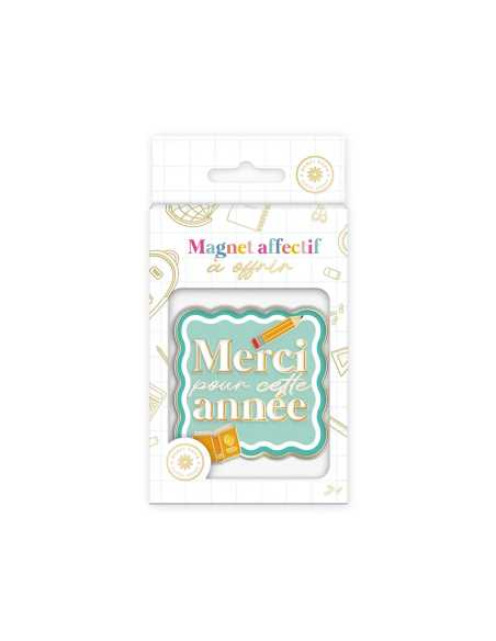 Magnet Merci pour cette année | Petit cadeau maîtresse fin d'année