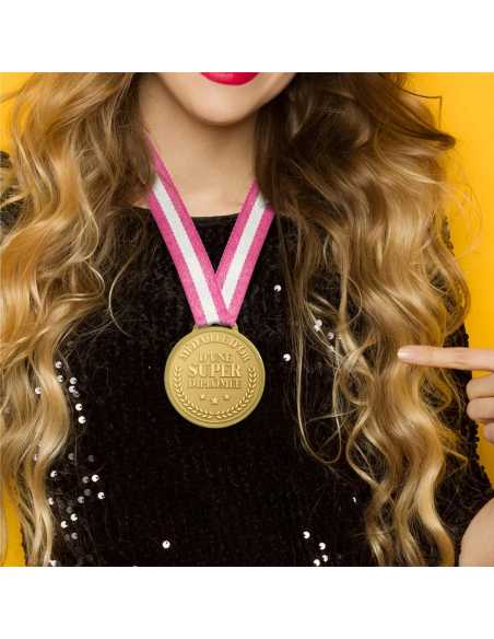 Médaille d'or Super diplomée | Cadeau remise de diplôme original