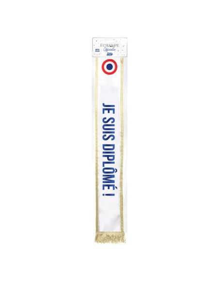 Écharpe Je suis diplomé | Accessoire remise de diplôme
