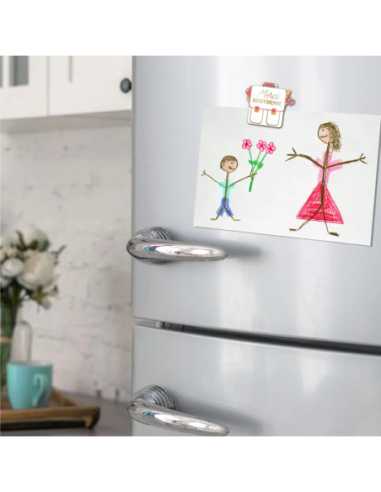 Magnet Merci maitresse 6,5x6,5cm | Cadeau fin d'année maîtresse