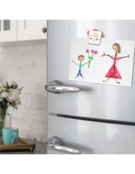 Magnet Merci maitresse 6,5x6,5cm | Cadeau fin d'année maîtresse