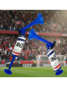 Corne de Supporter Manuelle Bleu-Blanc-Rouge France | marcheauxaffaires.fr