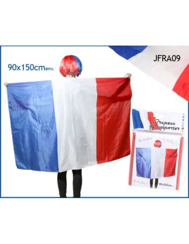 Drapeau France Supporter Bleu-Blanc-Rouge 90x150 cm | marcheauxaffaires.fr