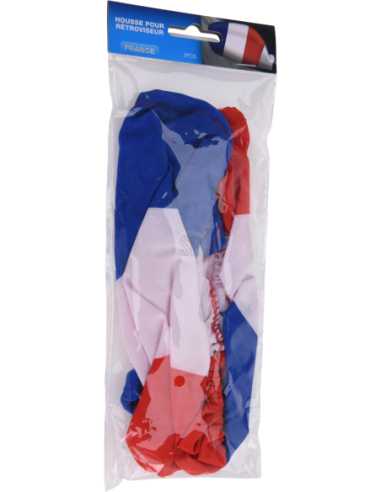Paire Housses Rétroviseur Bleu-Blanc-Rouge France Supporter | marcheauxaffaires.fr