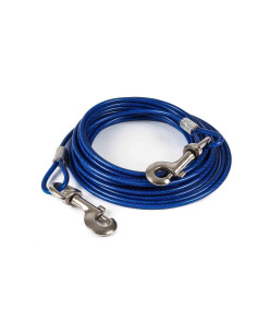 Cable d'attache gaine, 6 m, épaisseur 5 mm, bleu